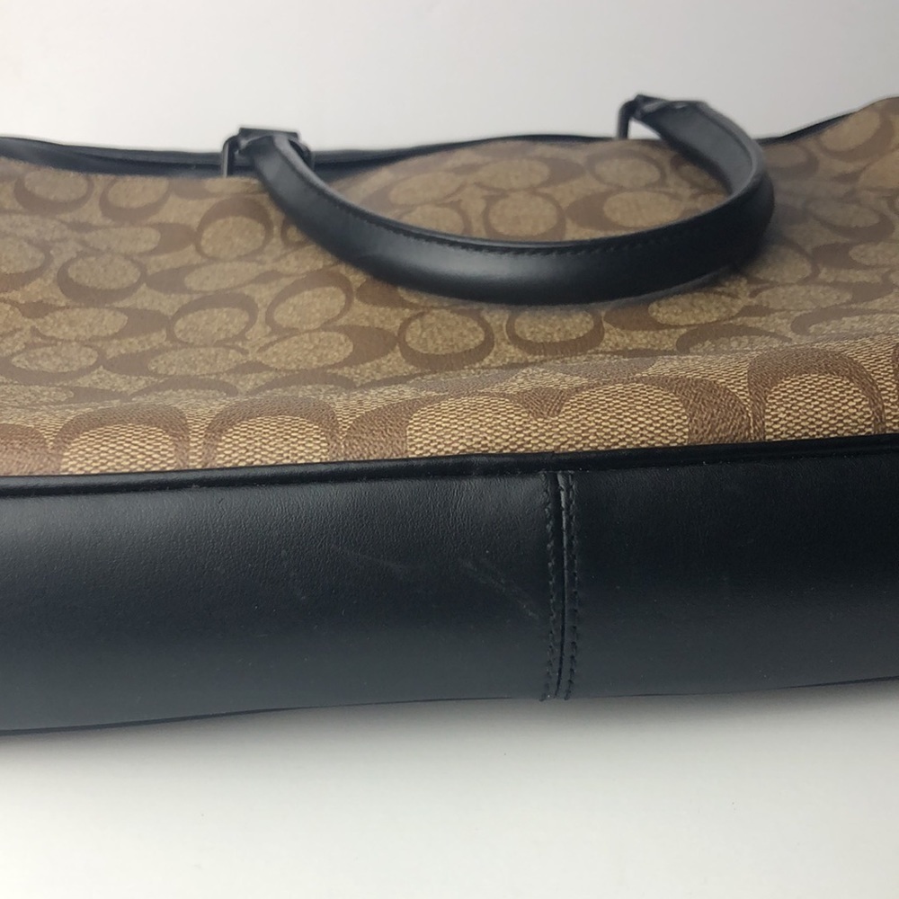 Coach Beckett Mens Slim Briefcase 72978 - Picture 9 of 15
